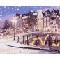 Malowanie po numerach BRUSHME 40x50cm Bajkowy Amsterdam zimą